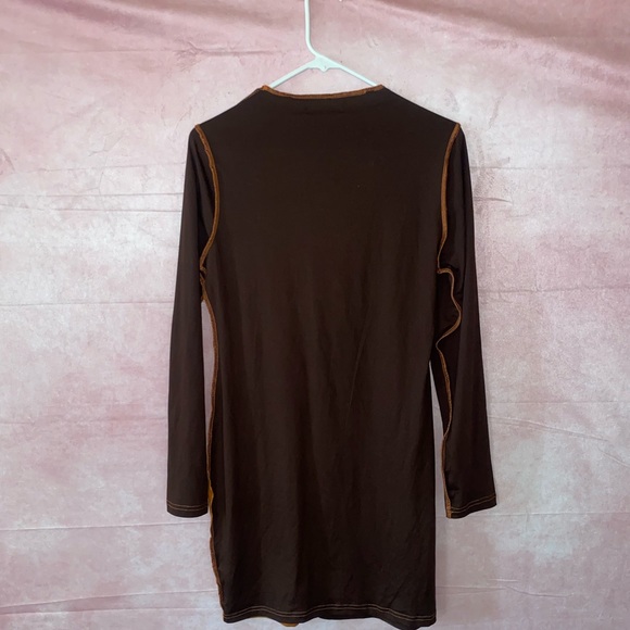 Asymmetrical design midi dress - Picture 2 of 2